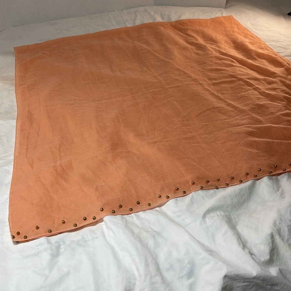 Pretty Peach Scarf - Picture 3 of 4